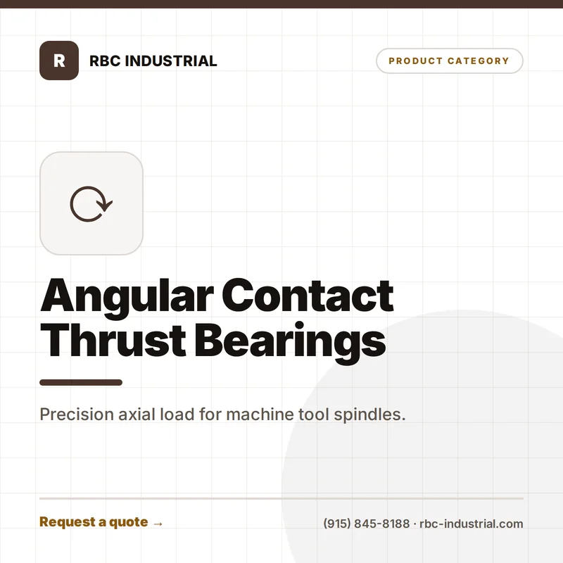 Angular Contact Thrust Bearings