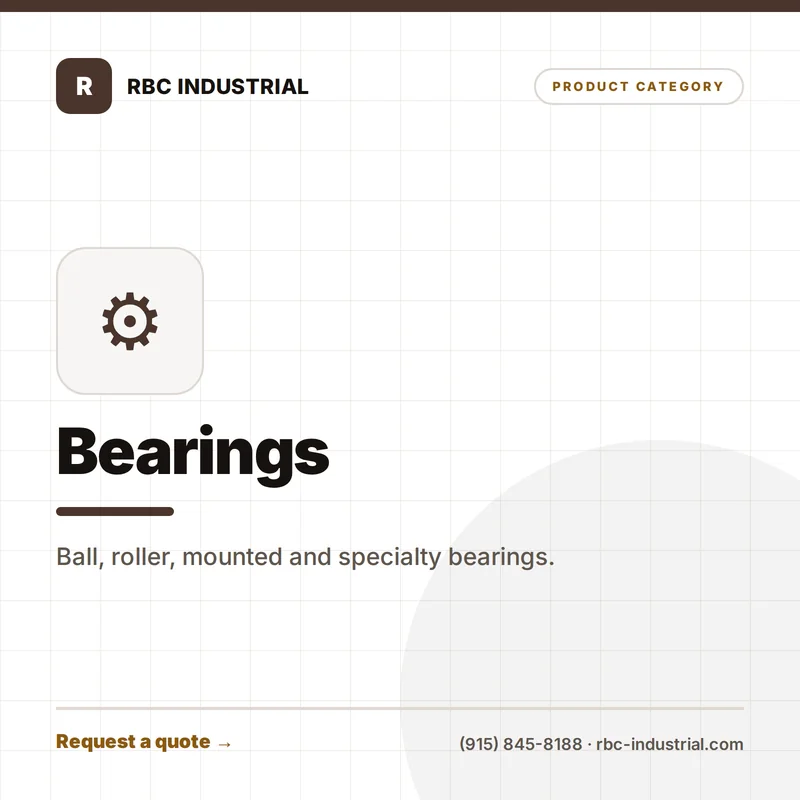 Bearings