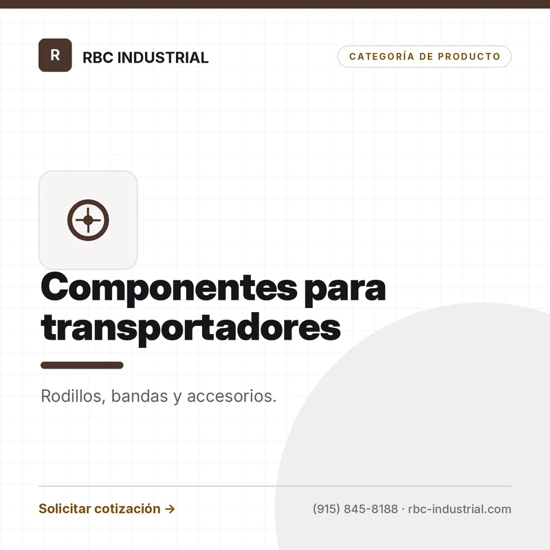 Componentes del transportador