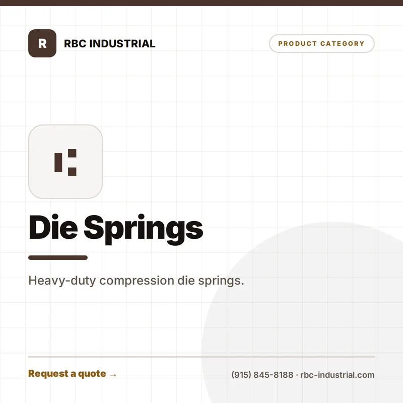 Die Springs