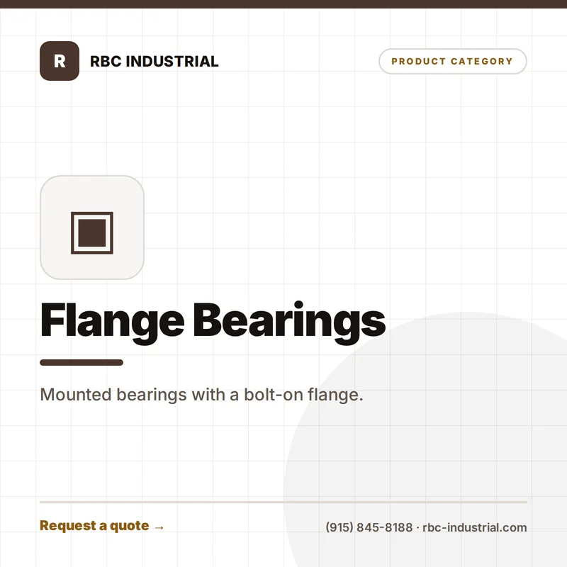 Flange Bearings