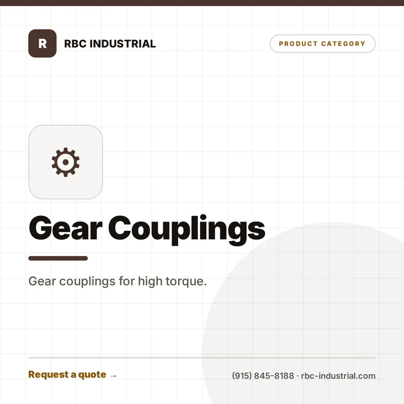 Gear Couplings
