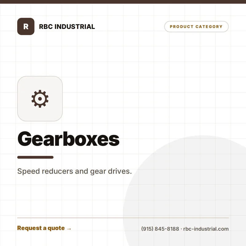 Gearboxes