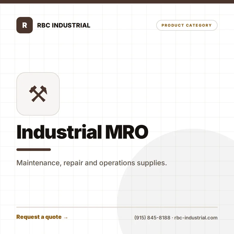 Industrial MRO