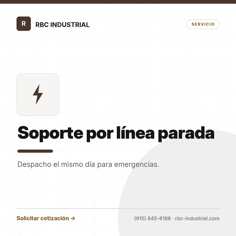 Soporte por línea parada