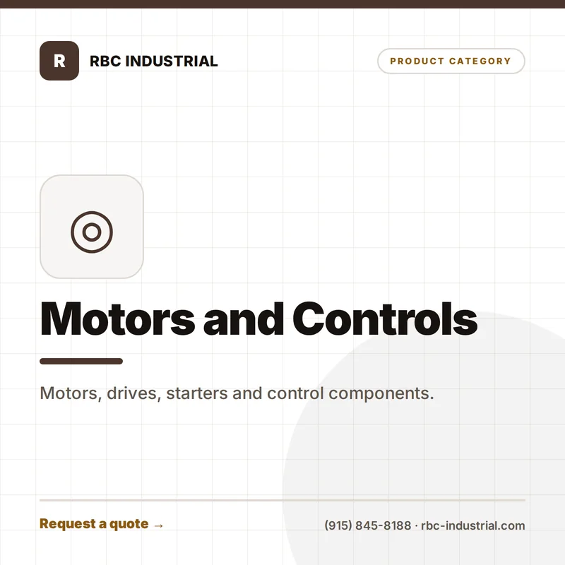 Motors and Controls