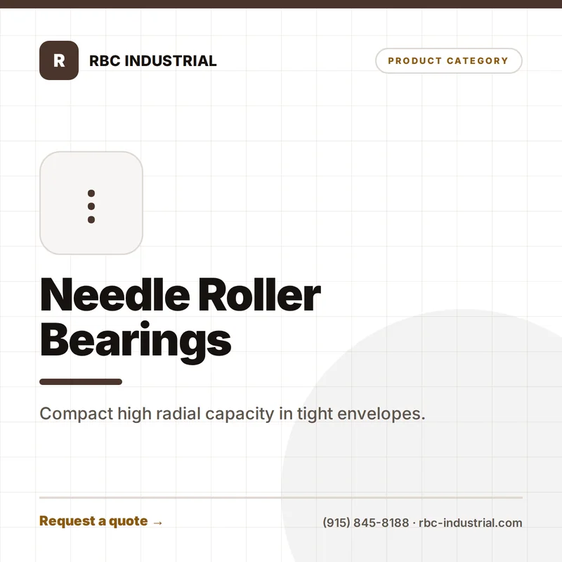 Needle Roller Bearings