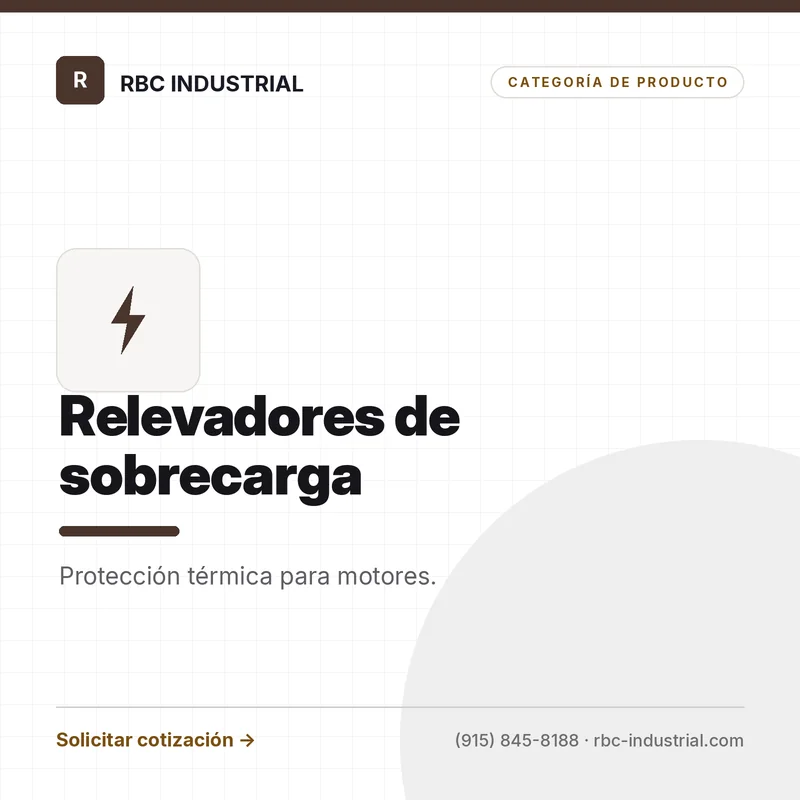 Relevadores de Sobrecarga