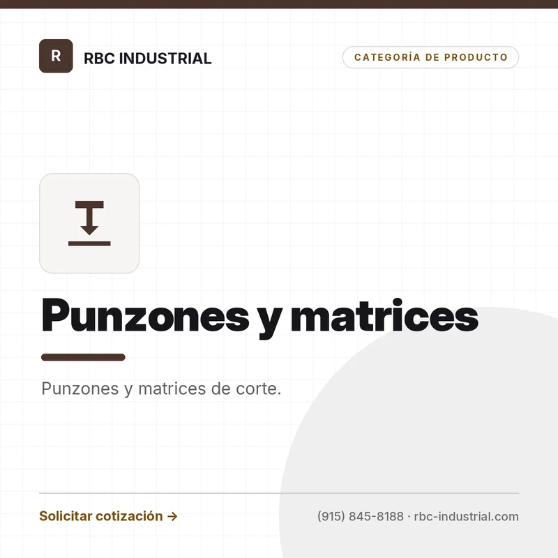 Punzones y Matrices
