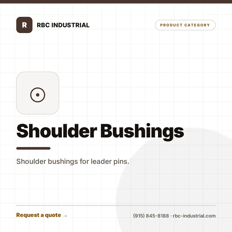 Shoulder Bushings