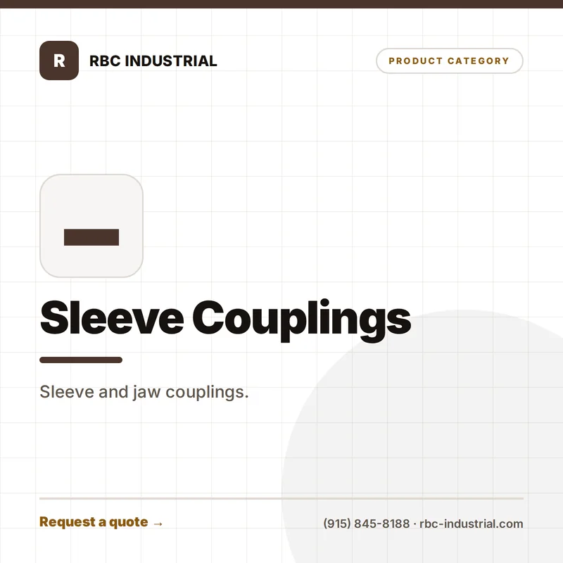 Sleeve Couplings