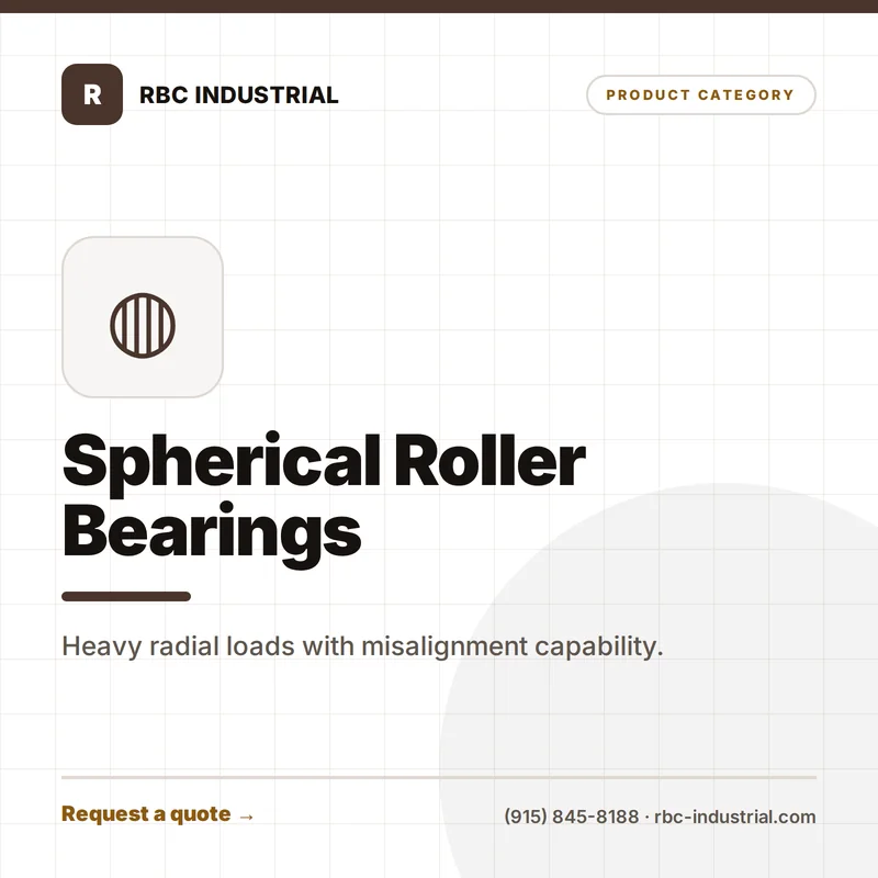 Spherical Roller Bearings