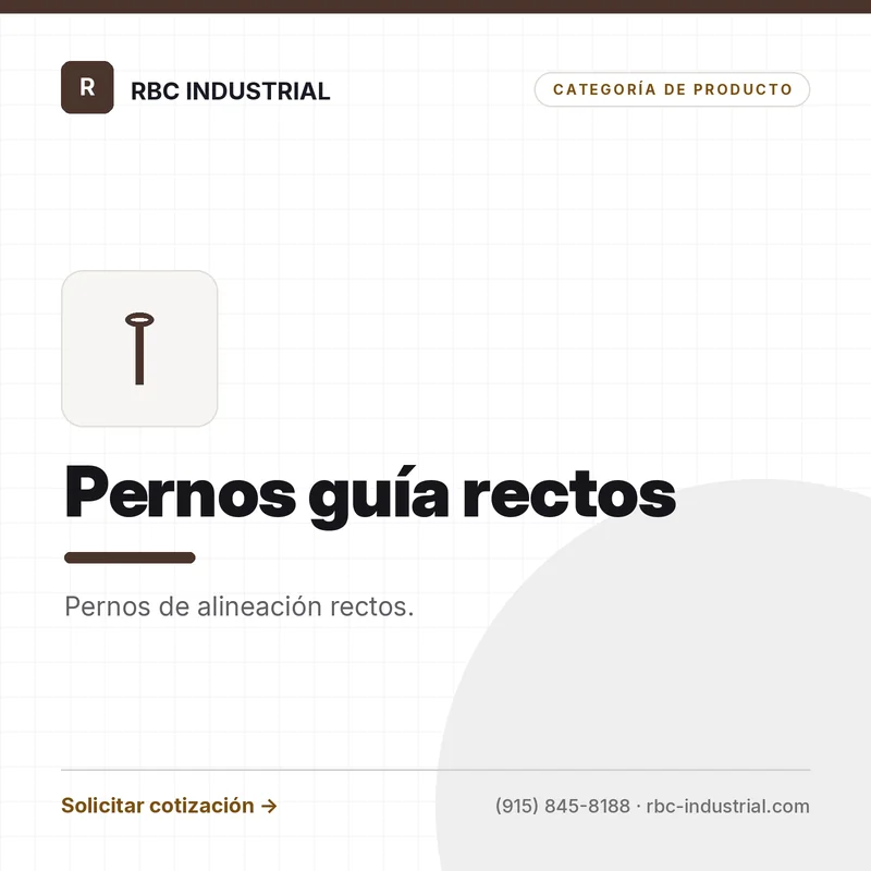 Pines Guía Rectos