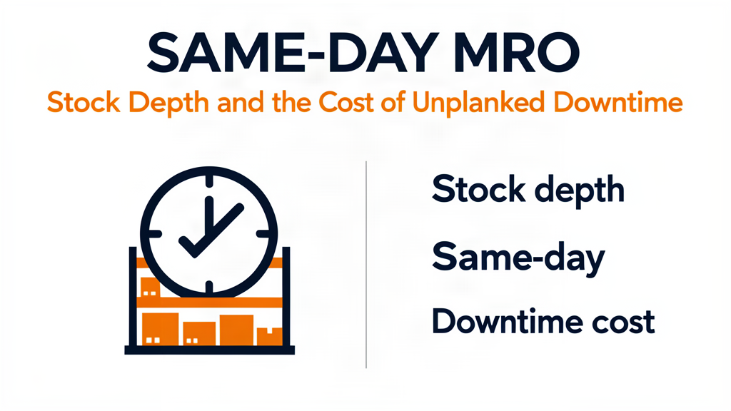 Stock Depth and Same-Day MRO: The Cost of Unplanned Downtime
